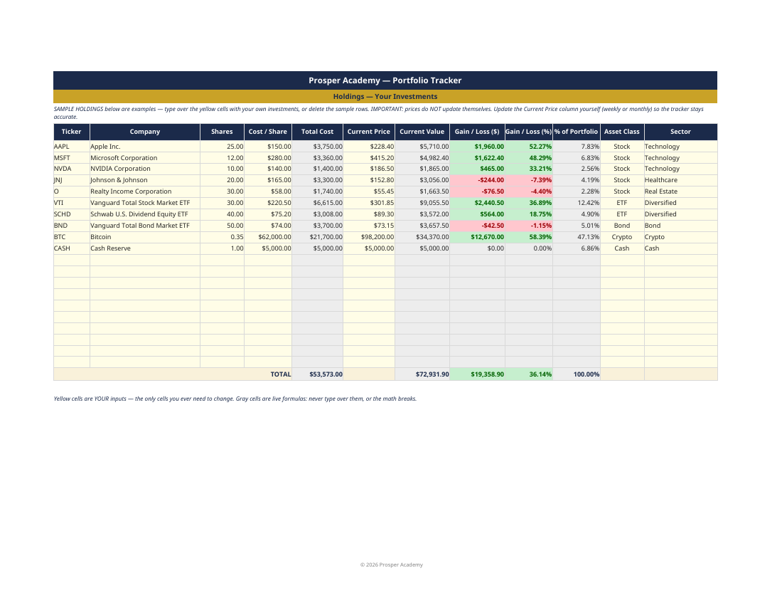Portfolio Tracker