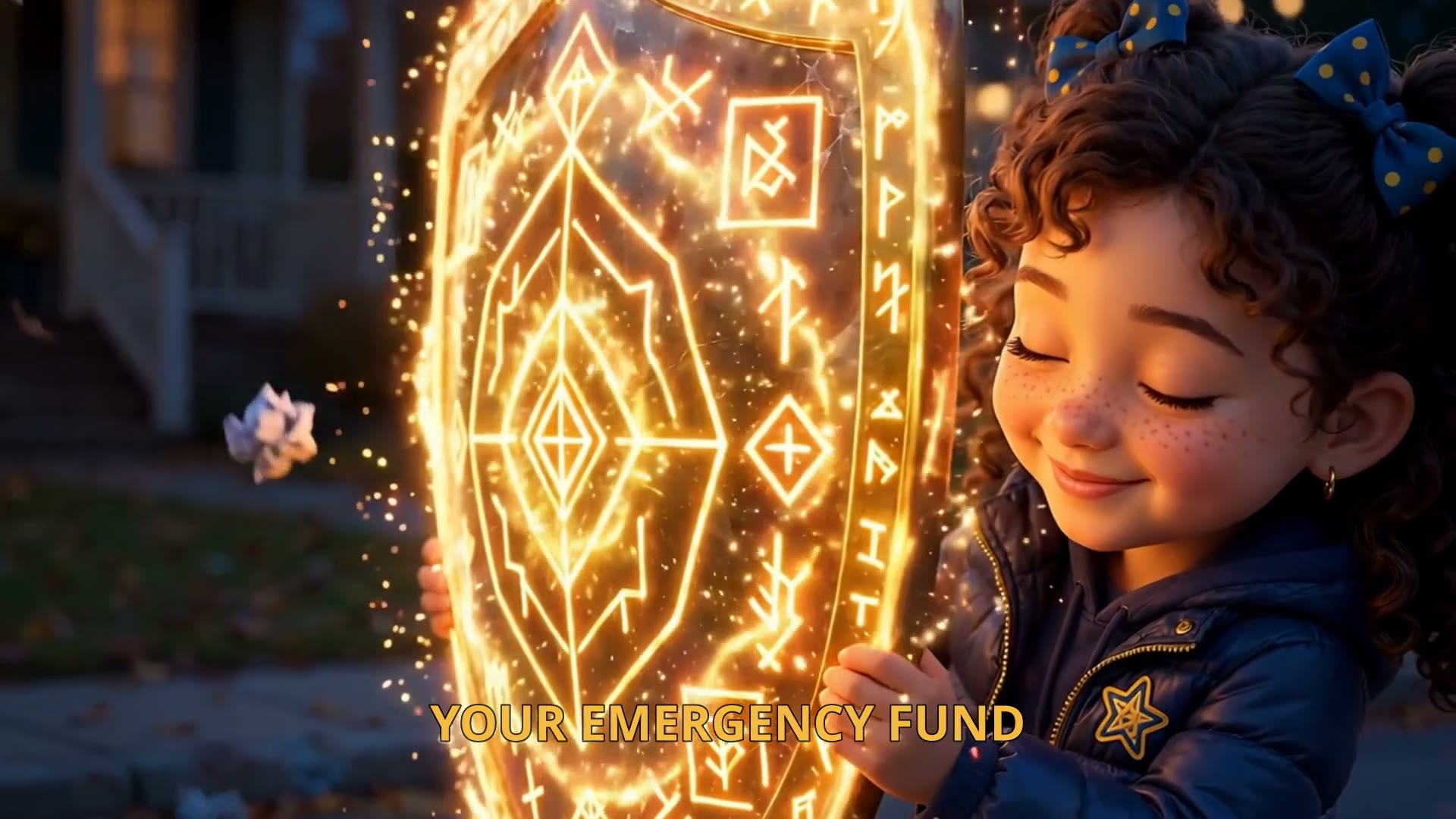 An emergency fund shield absorbing life's surprises